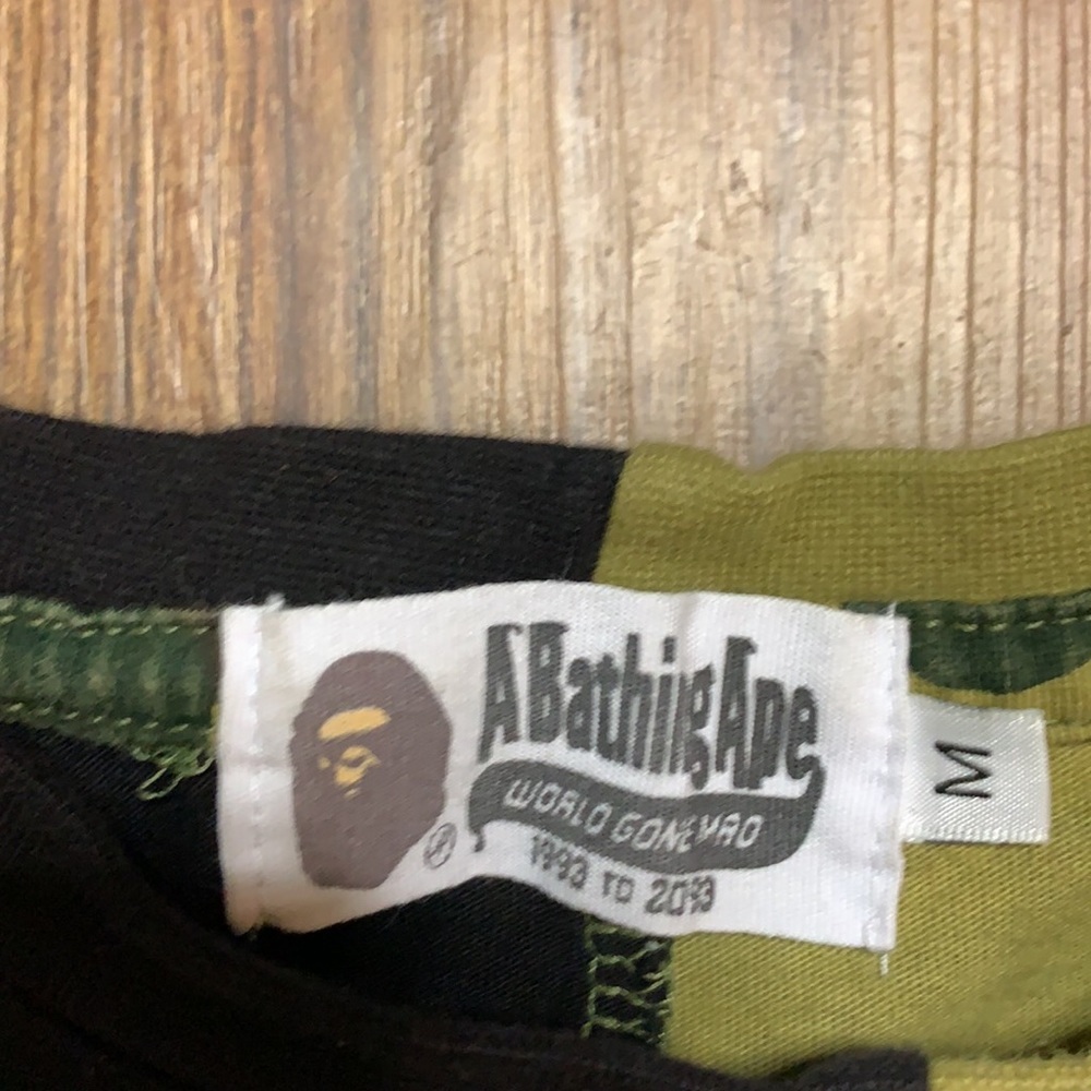 A Bathing Bape Women Split TShirt Camo/Black (M) - Picture 8 of 14